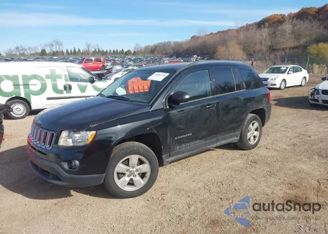 2013 Jeep Compass Sport from USA, damaged, VIN 1C4NJCBAXDD130571